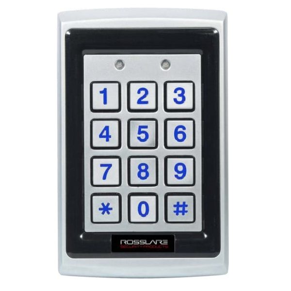 AYC-Q64B Anti-Vandal US Single Gang Backlit Standaone PROX + PIN 125 kHz Reader – Convertible