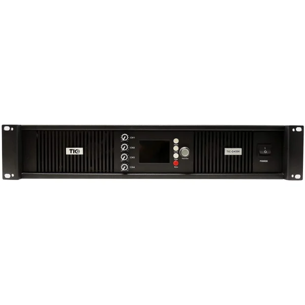 D4500 4-INPUTS 4-ZONE PROFESSIONAL 4Ω / 8Ω / 70V 4X300W BRIDGED POWER AMPLIFIER W/SEPARATE VOLUME CONTROLLER