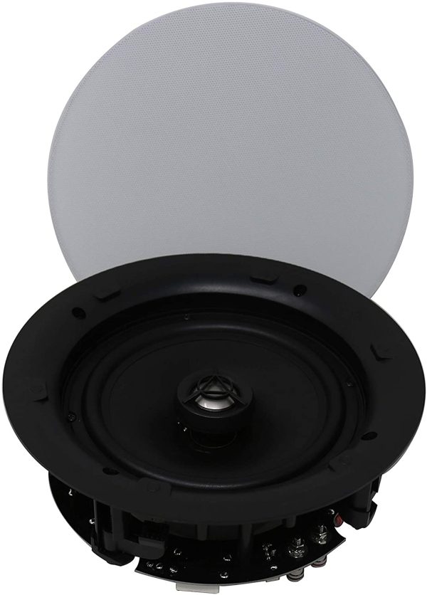 MC7V26 6.5" Ceiling Speakers with Magnetic Grill 8Ω 70V switch Water-Resistant