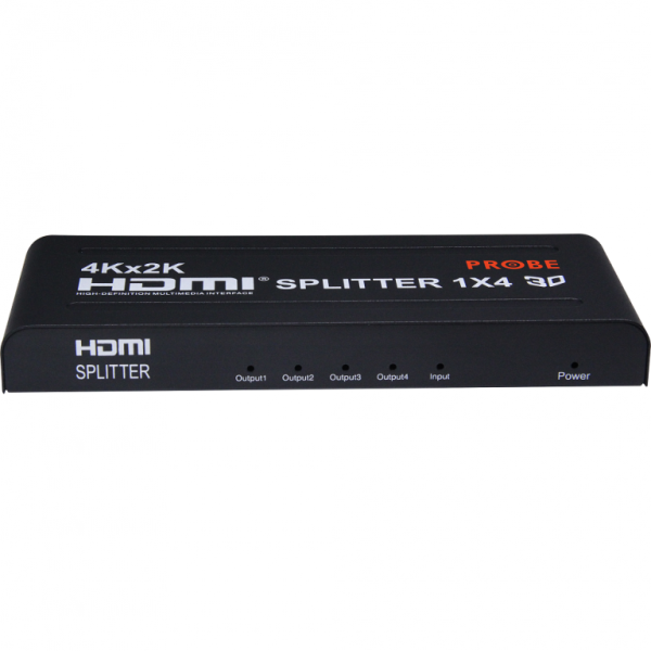 P-HDMI-1X4-4K 1 x 4 4K HDMI Splitter Support 3D Video Format