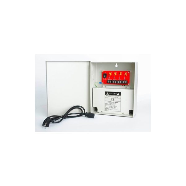 W-12VDC-4P/5A 12VDC/5Amps 4 PTC OUTPUT CCTV DISTRIBUTED POWER SUPPLY