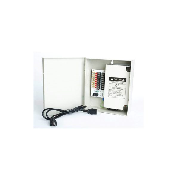 W-12VDC-8P/13A 12VDC/13AMPS 8 PTC OUTPUT CCTV DISTRIBUTED POWER SUPPLY