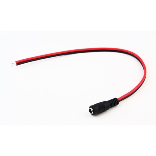 W-CT5089 PIGTAIL CCTV CAMERA POWER CONNECTOR, FEMALE