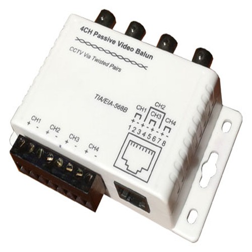 W-VB204 4 Channel Passive Video Balun