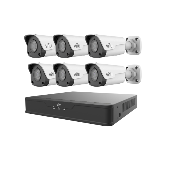 EK-S31P8B46T2-V3 6x EC-B4F28M-V3 + 1x NVR301-08S3-P8 + 2TB HDD(Without 18M Network cables)