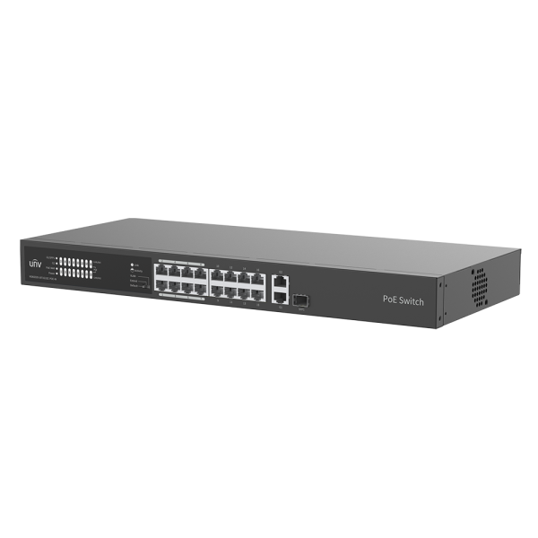 NSW2020-16T1GT1GC-POE-IN UNV Ethernet 16 Port 225W PoE Switch