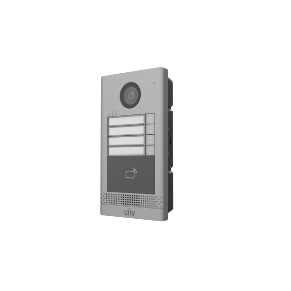 OEU-202S-HMK4 4-Button Metal Villa Video Door Station with IC Card Access