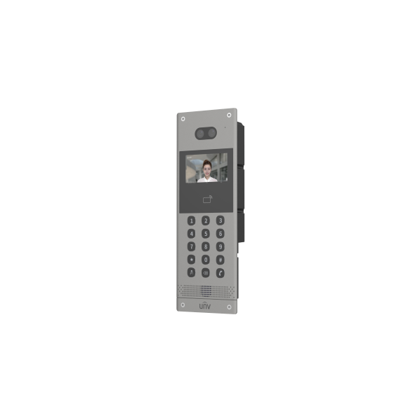 OEU-301E-HMKA Metal Apartment Door Station with IC Card Reader and 2MP Camera