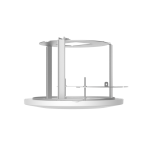 TR-FM200-IN Indoor PTZ Dome In-ceiling Mount