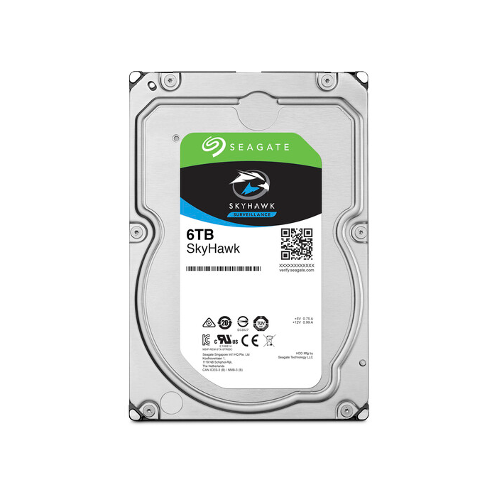 HDD-6TB SKH 256MB1 HDD-6TB SKH 256MB Seagate SkyHawk 6TB SATA 6Gb/s 256MB Cache 3.5" CMR Air