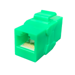 P-RJ4506KSC CAT6 RJ45 Keyst Couple， F to F - Yellow