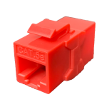 P-RJ4506KSC CAT6 RJ45 Keyst Couple， F to F - Yellow