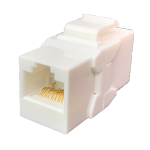 P-RJ4506KSC CAT6 RJ45 Keyst Couple， F to F - Yellow