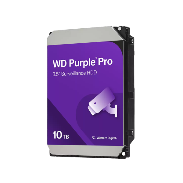 UVA HDD 10TB PURP WESTERN DIGITAL PURPLE PRO SURVEILLANCE SPECIALIZED HDD 10 TB