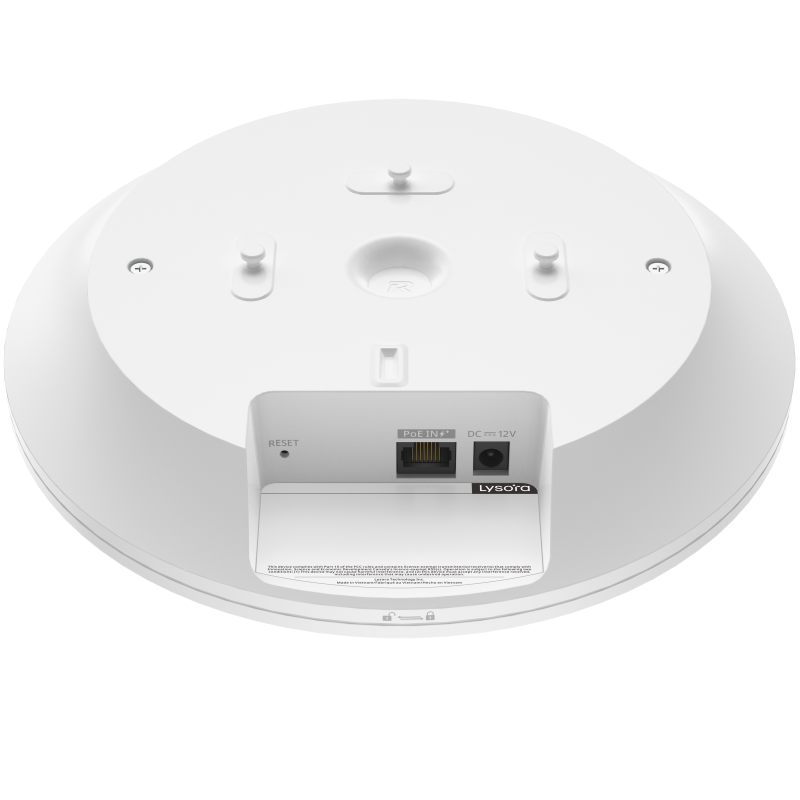 L6-back2 L6 Wi-Fi 6 AX3000 Dual-Band Ceiling Mount Access Point back2