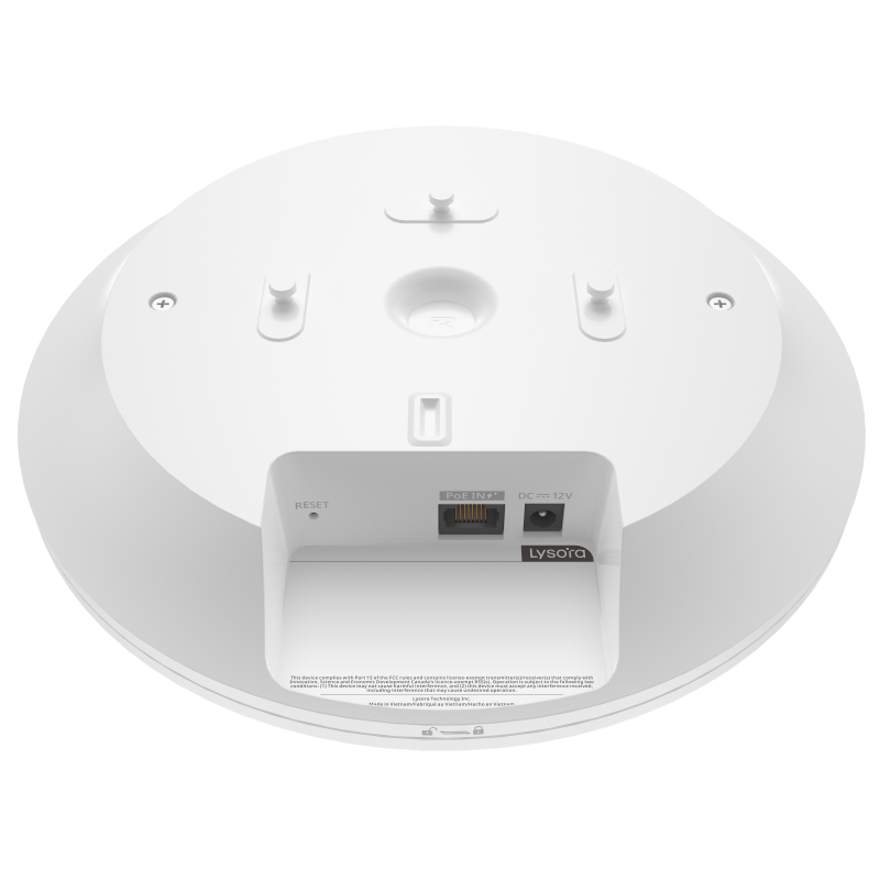 L6-back3 L6 Wi-Fi 6 AX3000 Dual-Band Ceiling Mount Access Point back3