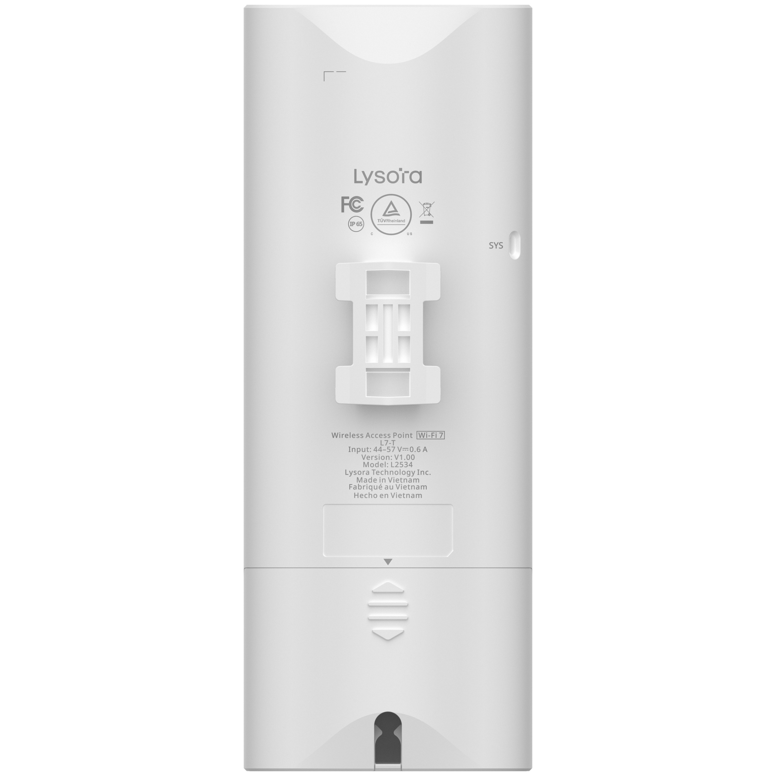 L7-T-back L7-T Wi-Fi 7 BE5040 Dual-Band Outdoor Access Point back