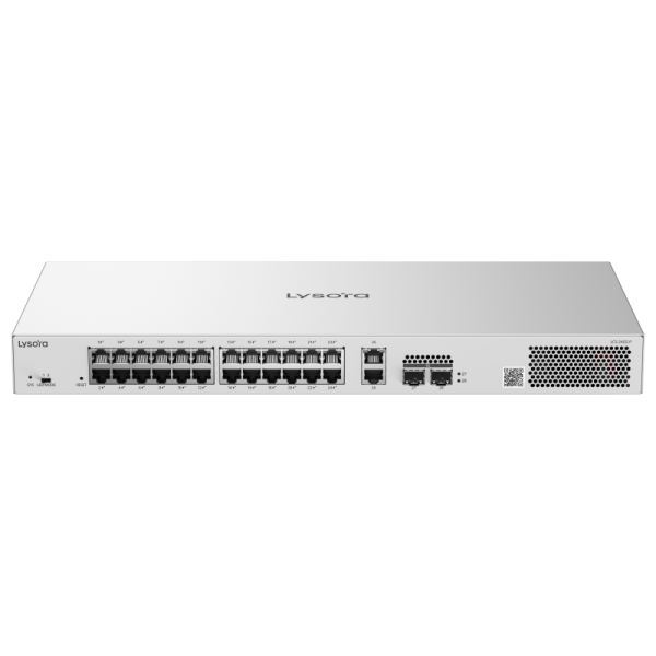 LCS-24GS-P 24-Port Cloud Managed PoE Switch with 370 W PoE Budget Front1